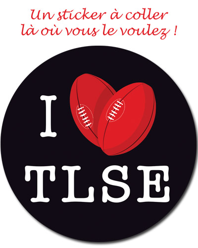 Sticker I love TLSE